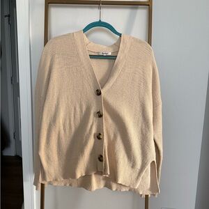 Madewell Beige Cardigan
